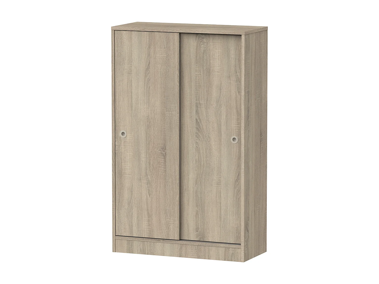 Armario con 2 puertas correderas color Cambrian - Altura 120 x Longitud 74 x Profundidad 33 cm