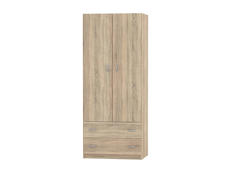 Armario ropero / Mueble de almacenamiento color Cambrian - Altura 180 x Longitud 74 x Profundidad 50 cm