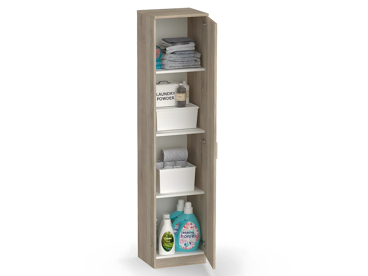 Armario / Mueble de almacenamiento color Cambrian - Altura 180 x Longitud 40 x Profundidad 35 cm