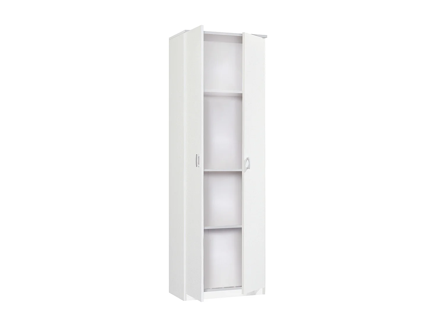 Armario / Mueble de almacenamiento, color Blanco - Altura 180 x Longitud 60 x Profundidad 35 cm