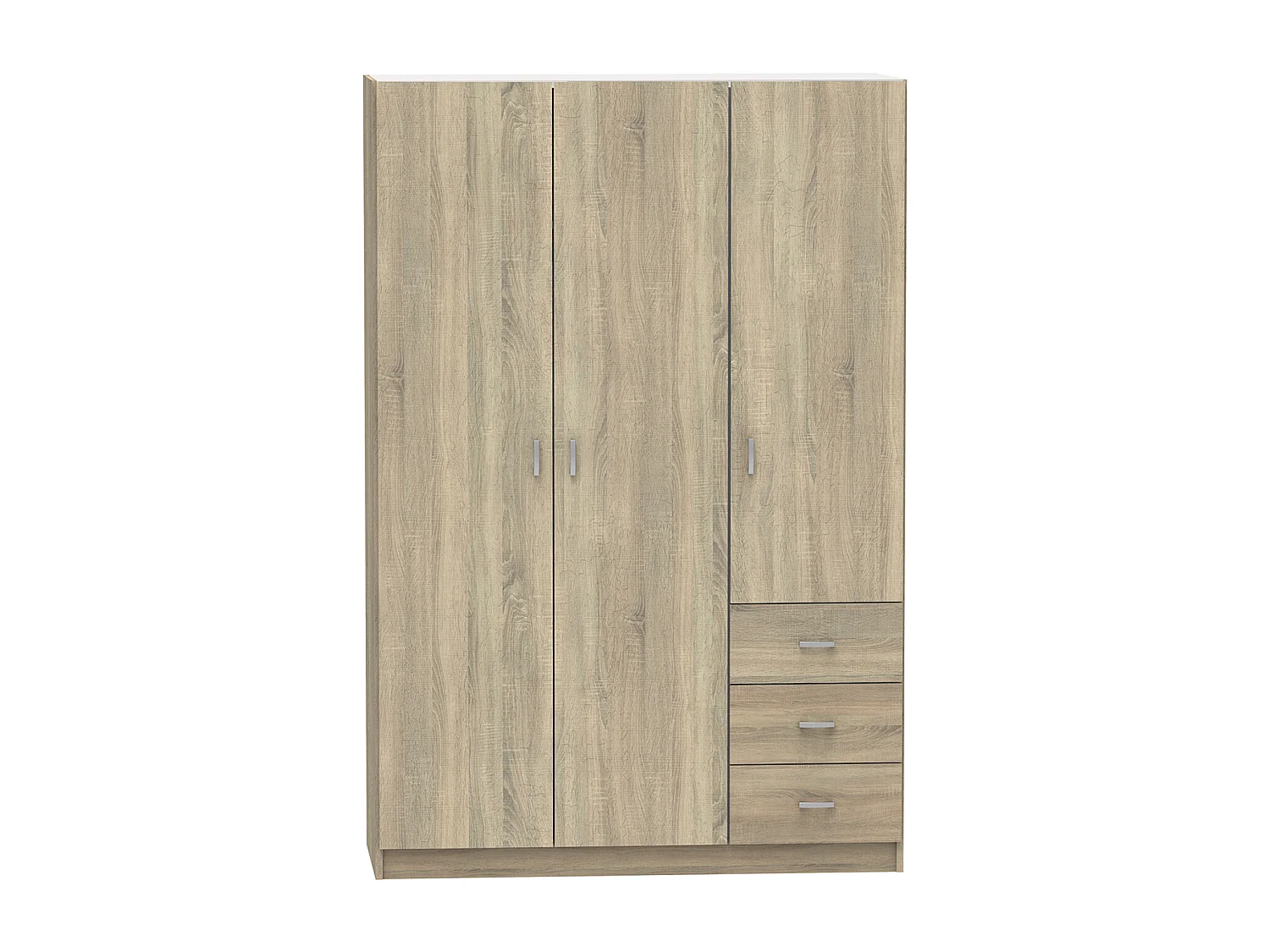 Armario ropero / Mueble de almacenamiento color Cambrian - Altura 180 x Longitud 120 x Profundidad 50 cm