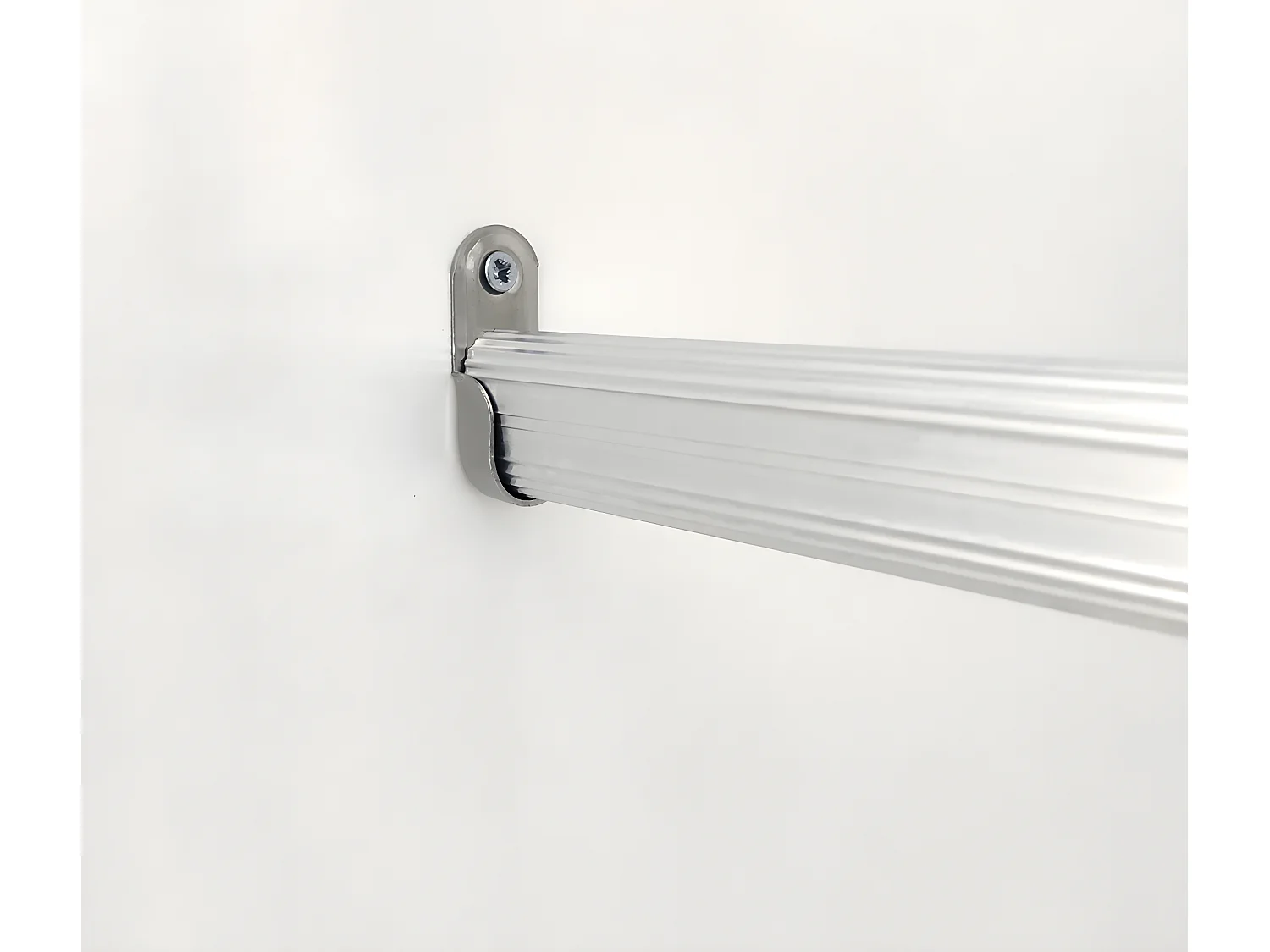 Armario ropero / Mueble de almacenamiento color Blanco brillante - Altura 180 x Longitud 74 x Profundidad 50 cm