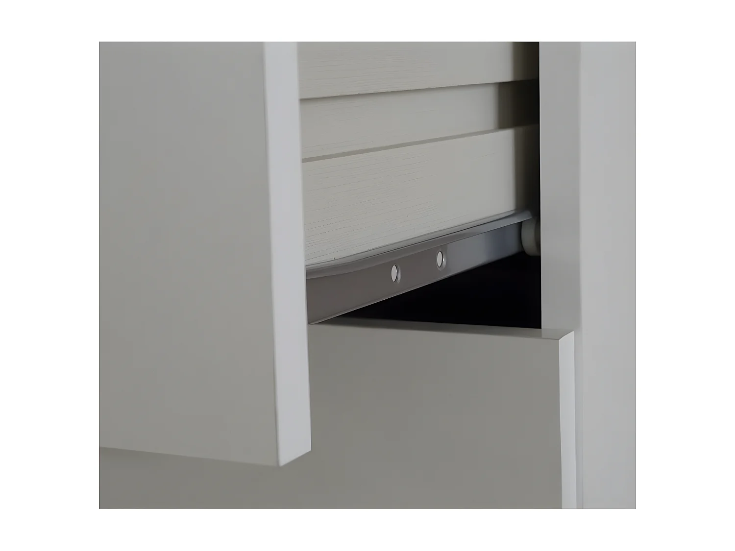 Cajonera, Mueble de almacenamiento color Blanco - Altura 110 x Longitud 40 x Profundidad 40 cm