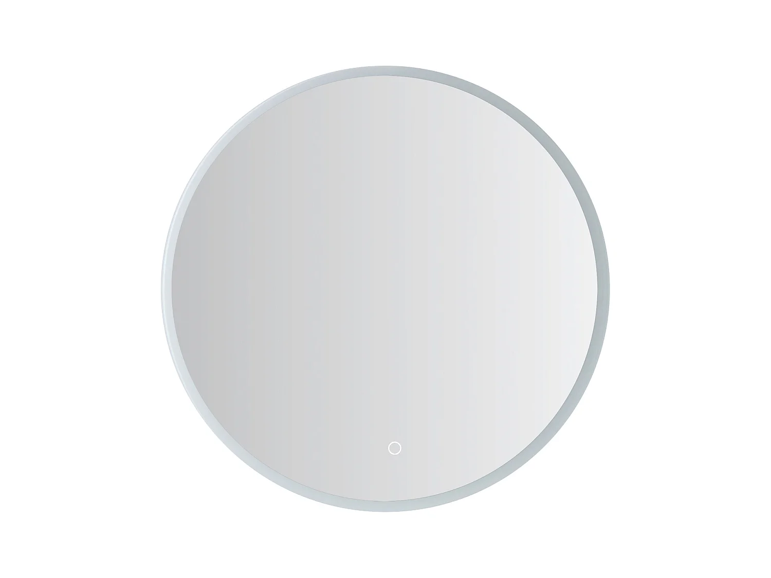Miroir de salle de bain lumineux rond à leds anti-buée - D80 cm - DANIELA
