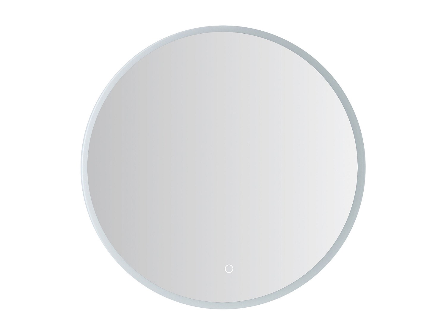 Badezimmerspiegel rund mit LED-Beleuchtung - beschlagfrei - D 80 cm - DANIE günstig online kaufen