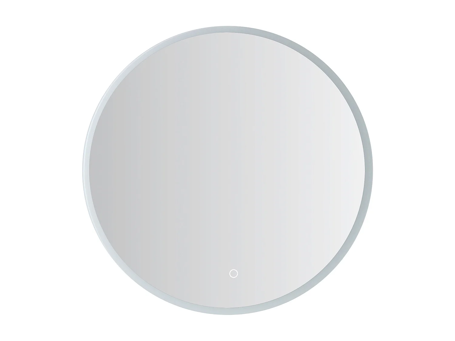 Badezimmerspiegel rund mit LED-Beleuchtung - beschlagfrei - D 80 cm - DANIELA