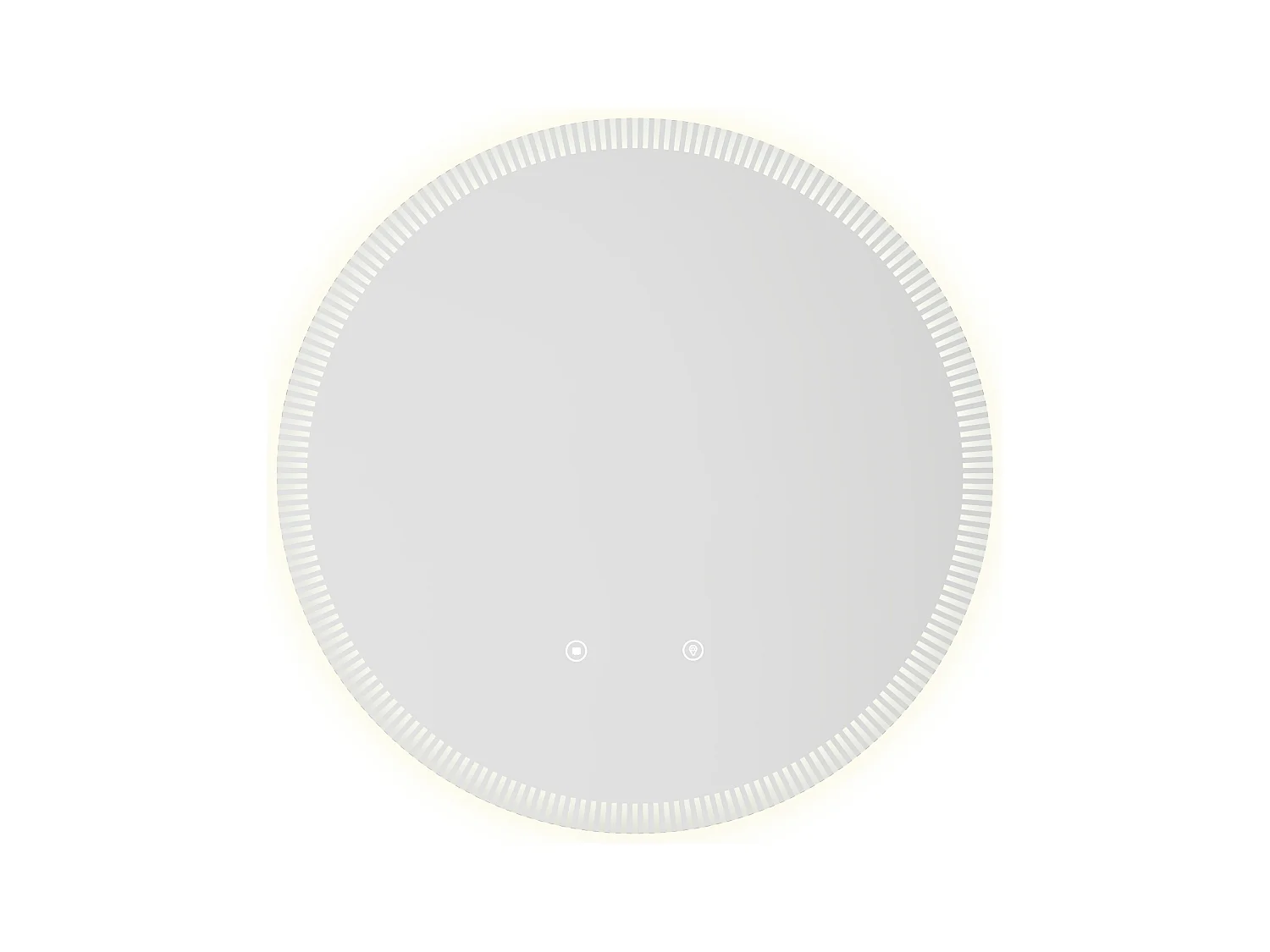 Espejo de baño circular iluminado antivaho - D60 cm - VERECIO