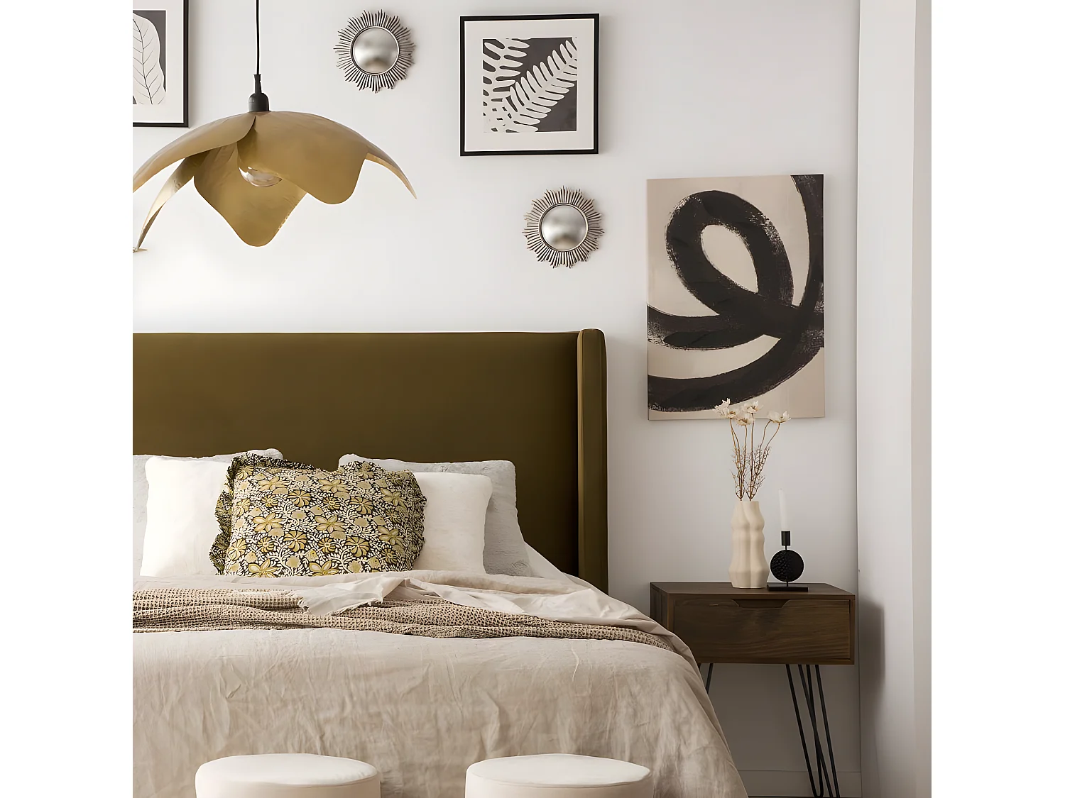 Comodino tavola in legno massello naturale 37x61