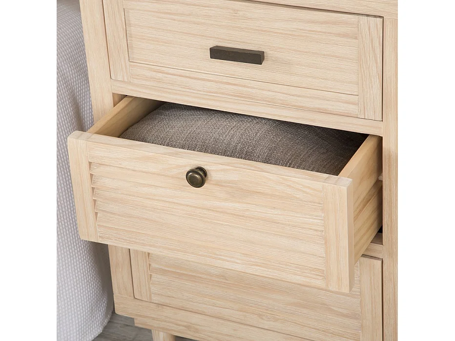 Table de chevet en bois massif naturel 46x69