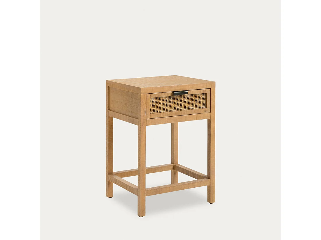 Table de chevet bois  60 cm x 42 cm-Badir