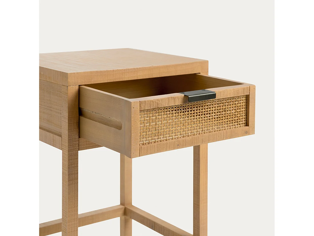Table de chevet bois  60 cm x 42 cm-Badir