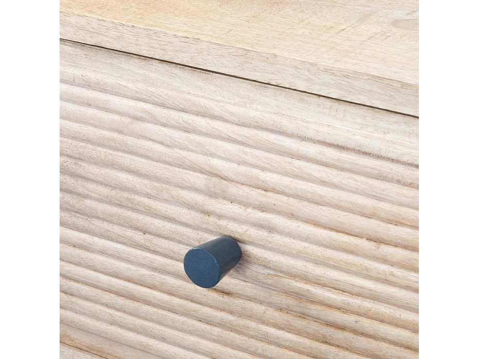 Table de chevet en bois massif naturel 40x61