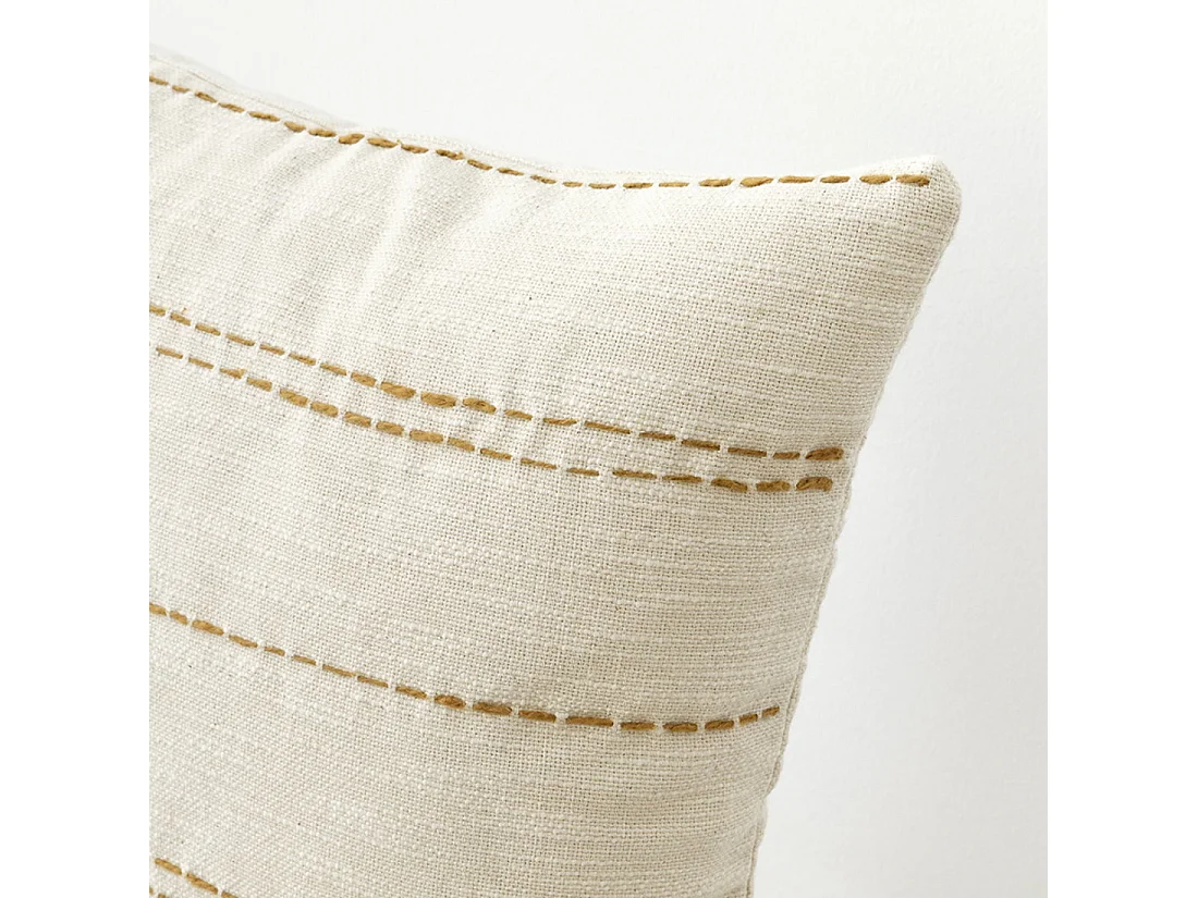 Coussin textile naturel 45 cm x 45 cm-Sia