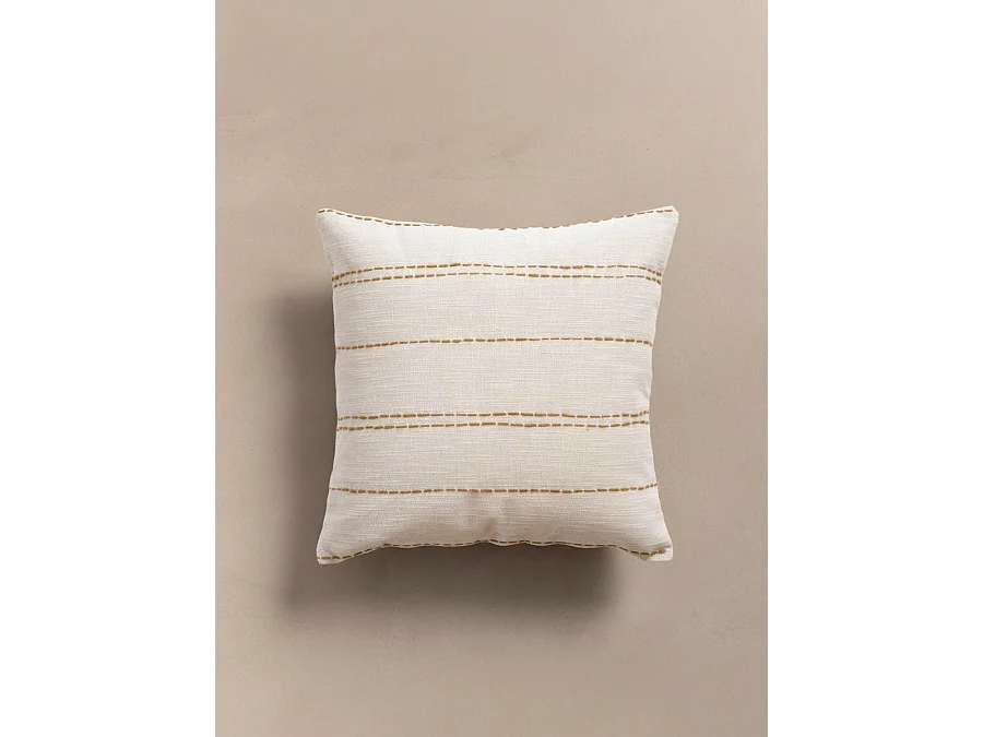Coussin textile naturel 45 cm x 45 cm-Sia