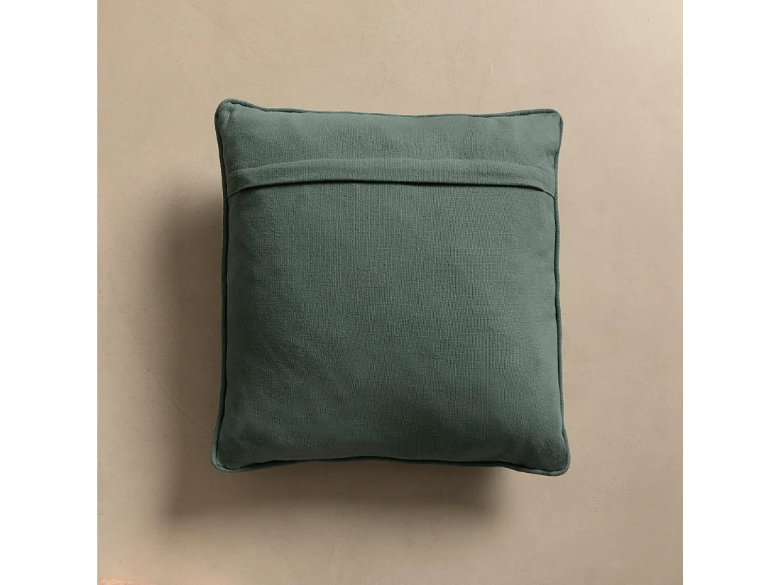 Coussin textile dark mint 45 cm x 45 cm-Bloq