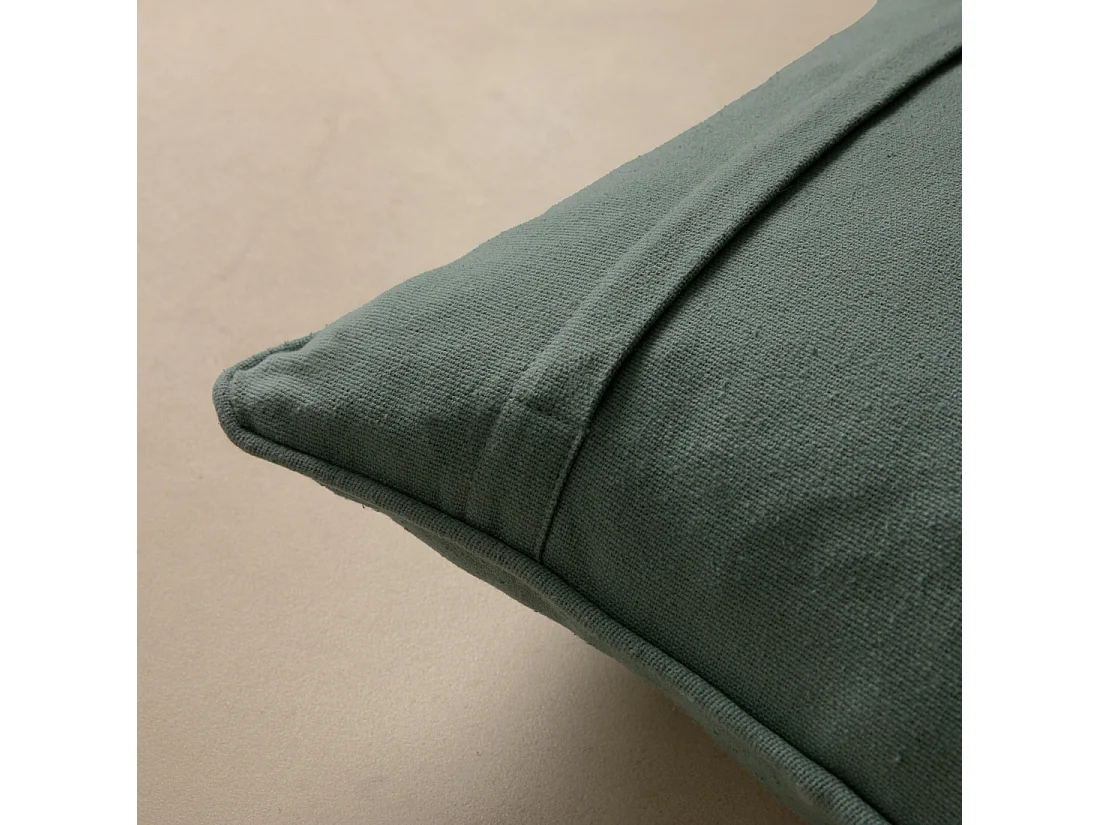 Coussin textile dark mint 45 cm x 45 cm-Bloq