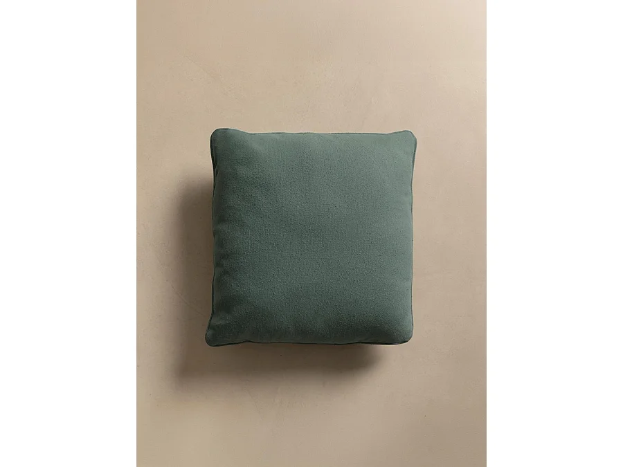 Coussin textile dark mint 45 cm x 45 cm-Bloq