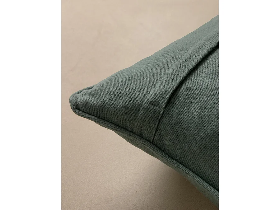 Coussin textile dark mint 45 cm x 45 cm-Bloq