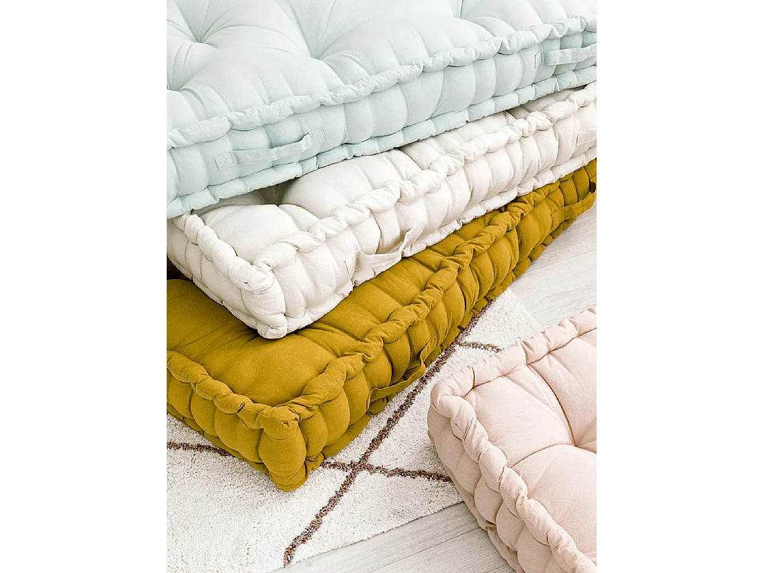 Pouf textile naturel 13 cm x 120 cm-Cosi
