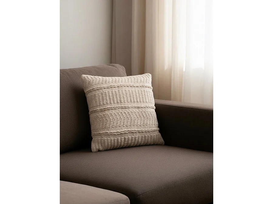 Coussin textile  45 cm x 45 cm-Clove