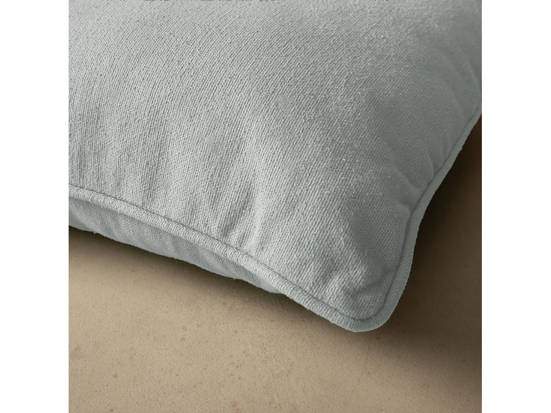 Coussin textile light mint 45 cm x 45 cm-Bloq