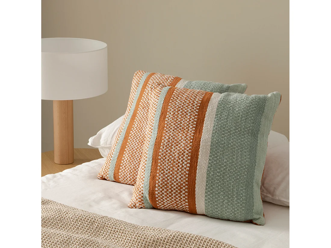 Coussin textile  50 cm x 50 cm-Pisco