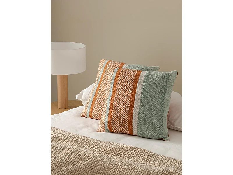 Coussin textile  50 cm x 50 cm-Pisco