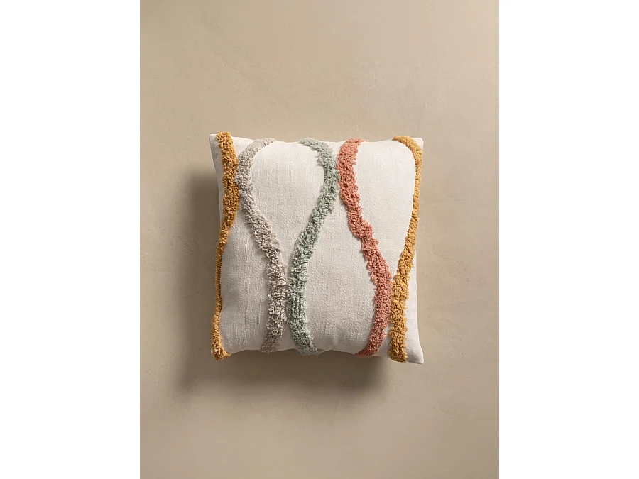 Coussin textile  45 cm x 45 cm-Tufted