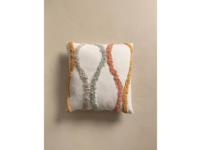 Coussin textile  45 cm x 45 cm-Tufted