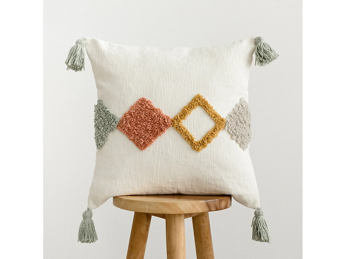 Coussin textile  45 cm x 45 cm-Ikal