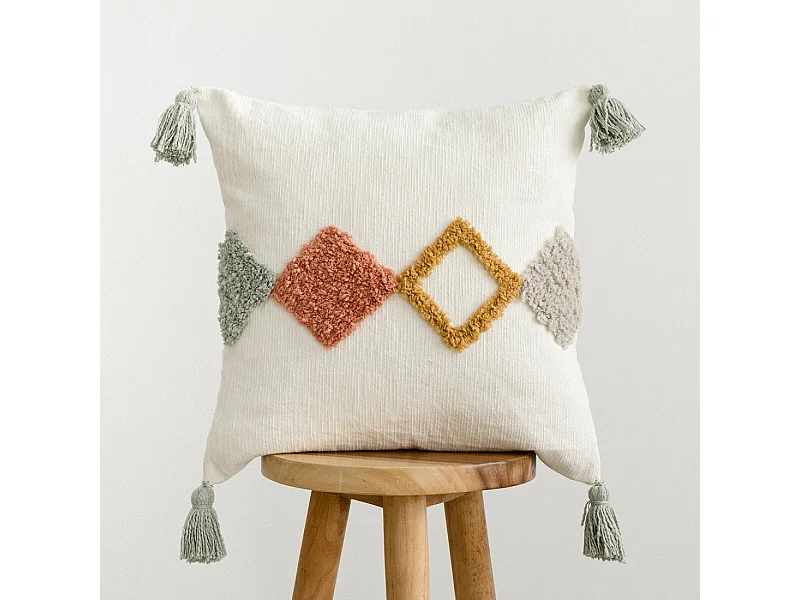 Coussin textile  45 cm x 45 cm-Ikal