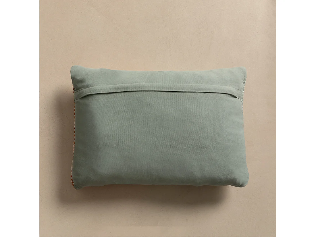 Coussin textile menthe 40 cm x 60 cm-Api