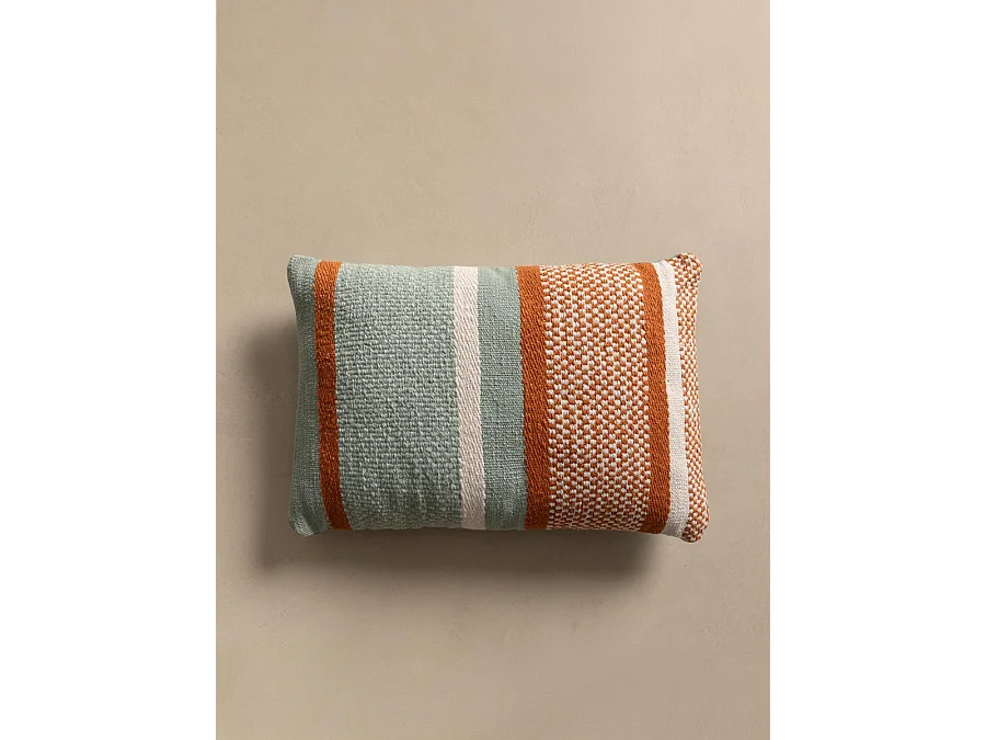 Coussin textile menthe 40 cm x 60 cm-Api