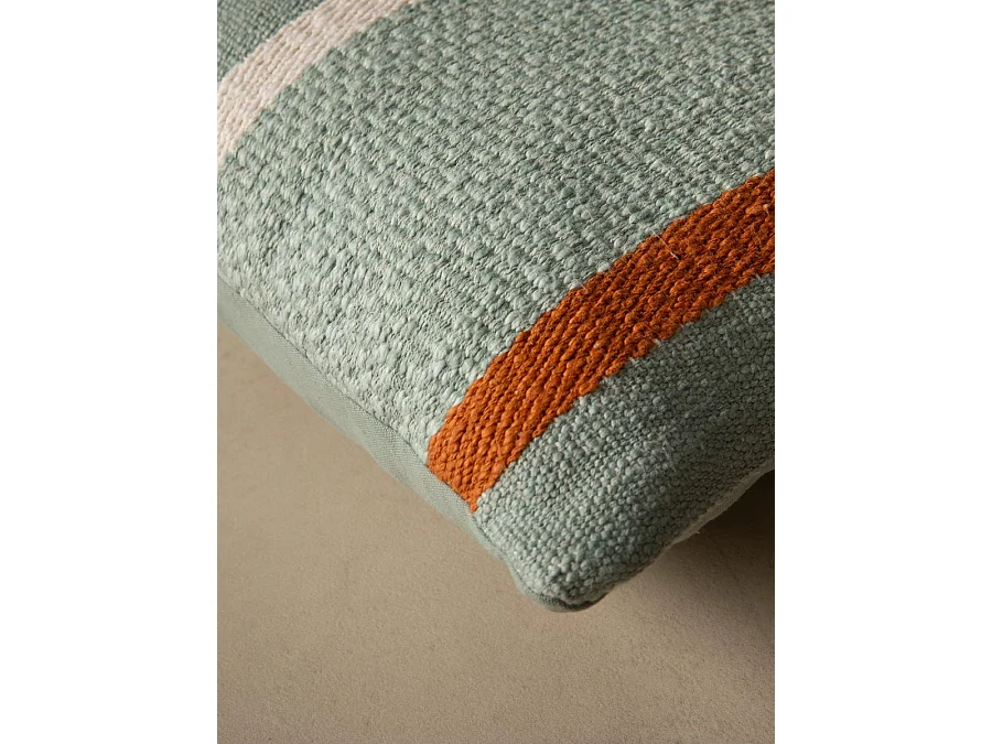 Coussin textile menthe 40 cm x 60 cm-Api