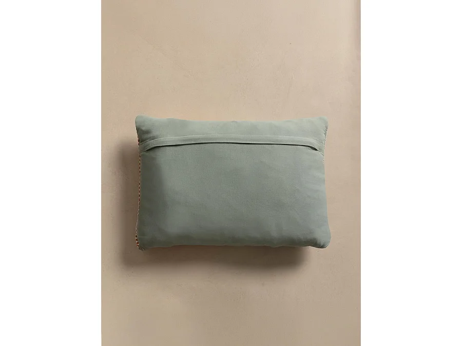 Coussin textile menthe 40 cm x 60 cm-Api