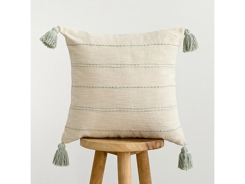 Coussin textile  45 cm x 45 cm-Pomline