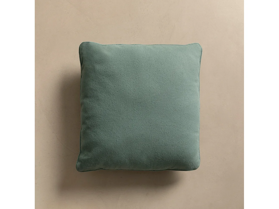 Coussin textile menthe 45 cm x 45 cm-Bloq