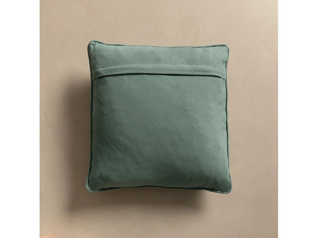 Coussin textile menthe 45 cm x 45 cm-Bloq