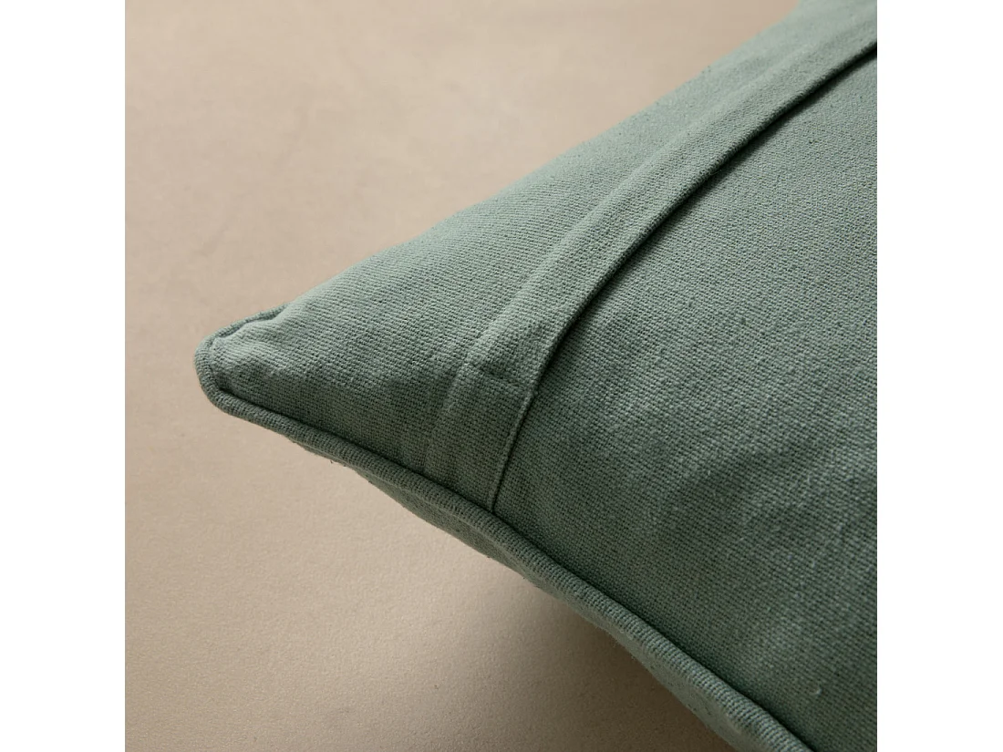Coussin textile menthe 45 cm x 45 cm-Bloq