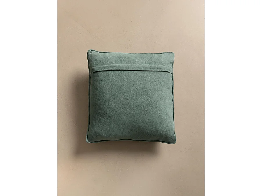 Coussin textile menthe 45 cm x 45 cm-Bloq