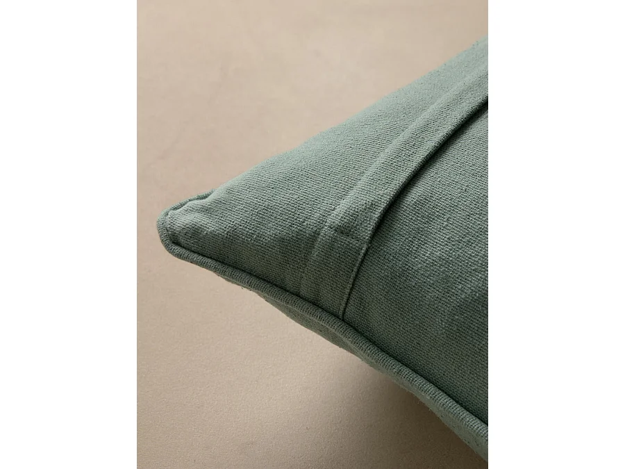 Coussin textile menthe 45 cm x 45 cm-Bloq