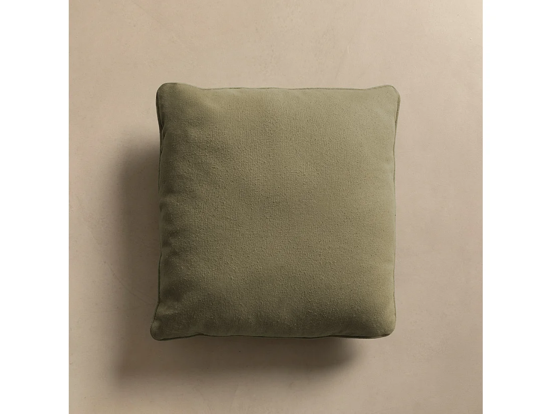 Coussin textile vert 45 cm x 45 cm-Bloq