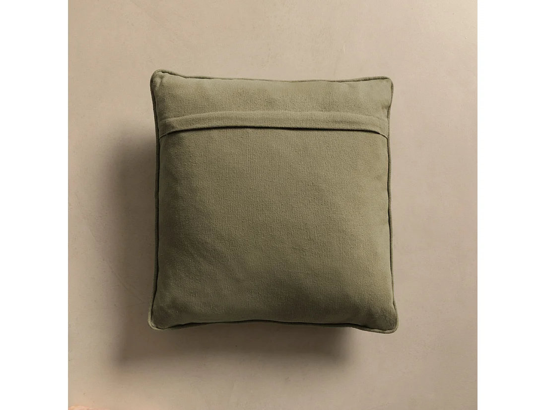 Coussin textile vert 45 cm x 45 cm-Bloq
