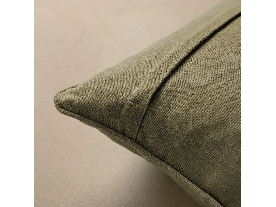 Coussin textile vert 45 cm x 45 cm-Bloq