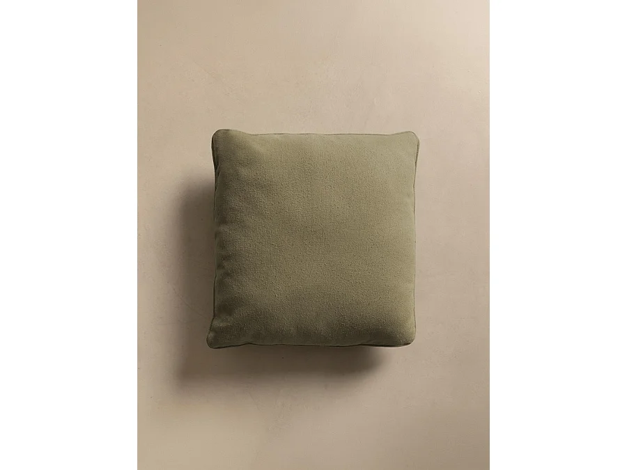 Coussin textile vert 45 cm x 45 cm-Bloq
