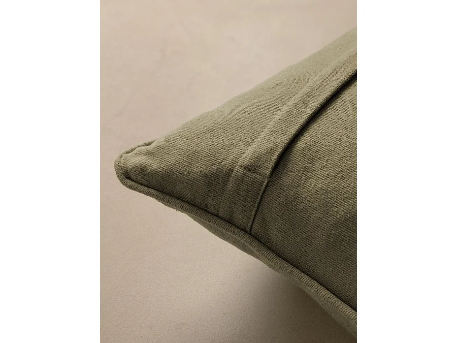 Coussin textile vert 45 cm x 45 cm-Bloq