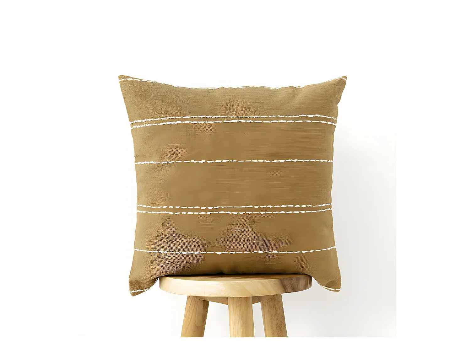 Coussin textile chameau 45 cm x 45 cm-Sia
