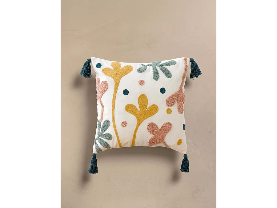 Coussin textile  45 cm x 45 cm-Lilium