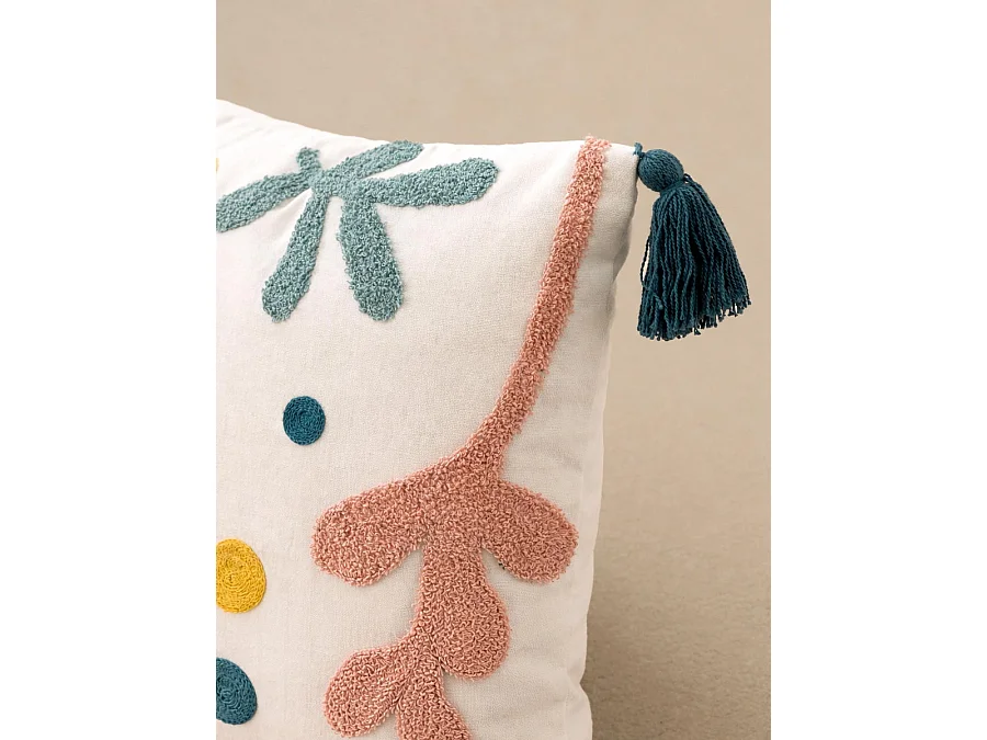 Coussin textile  45 cm x 45 cm-Lilium