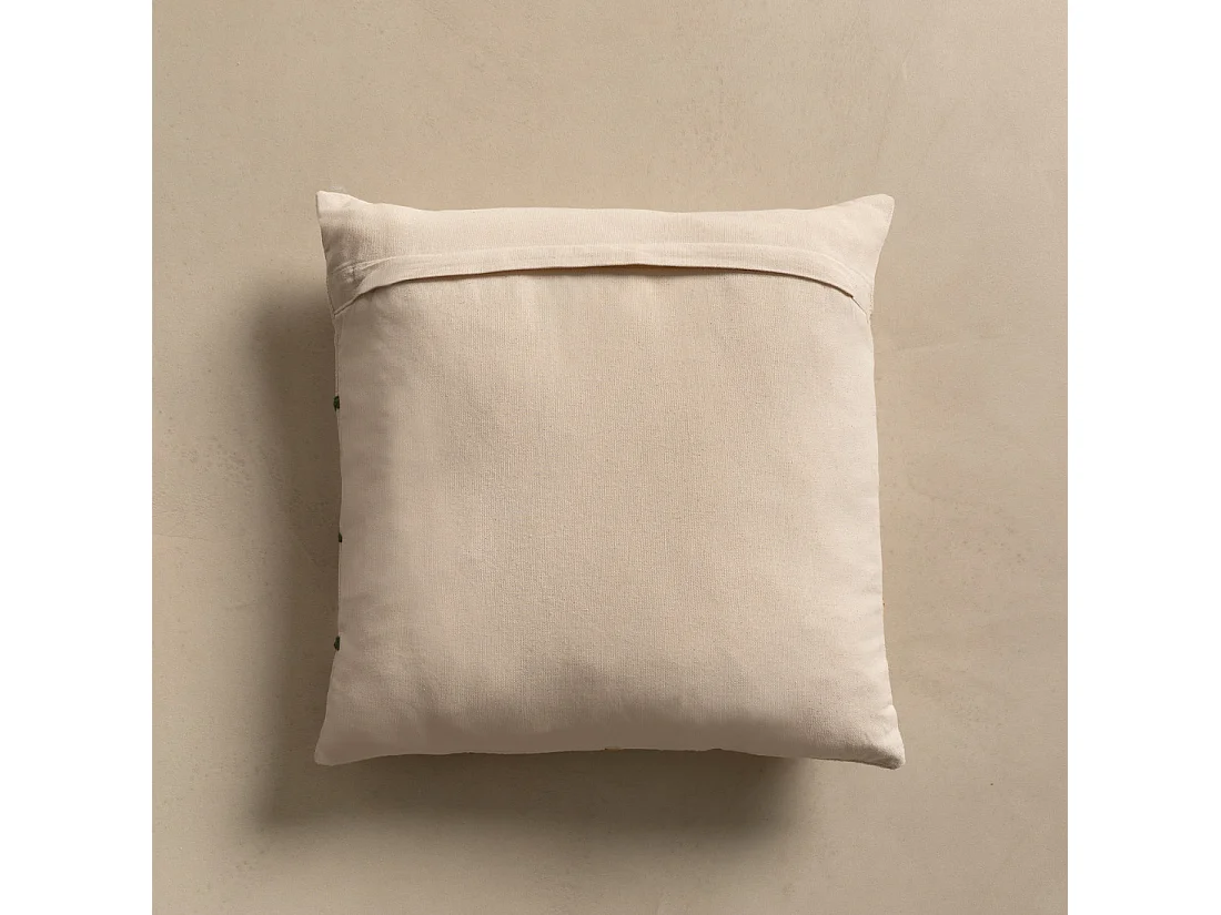 Coussin textile vert 45 cm x 45 cm-Naam